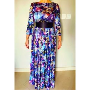 Silk maxi dress